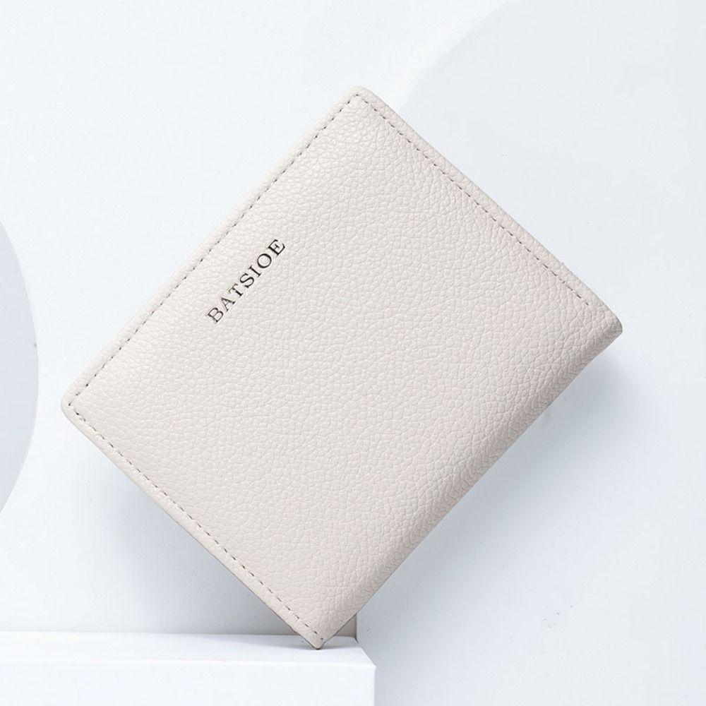 

Large Capacity Short Wallet Solid Color Card Holder Fashion Coin Purses Student жовтий