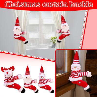 Brinquedo de Pelúcia Desenho Animado Boneca Decoração de Casa Abraçar Cortina