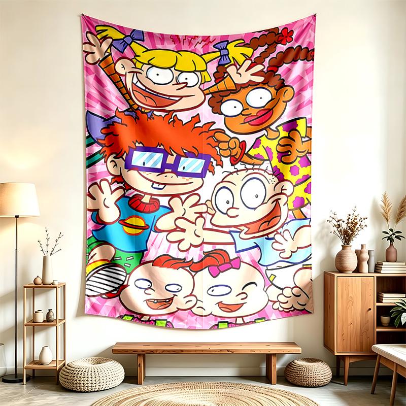 Rugrats (19) Tapestry Suitable For Decorating Homes Dorms And Bedrooms Soft To The Touch And A Perfect Gift For Friends And Family