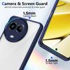 Realme 11 5G RMX3780 Case Plating Silicone Bumper Shockproof Clear Back Cover Hard Matte Phone Case for Realme 11 5G RMX3780