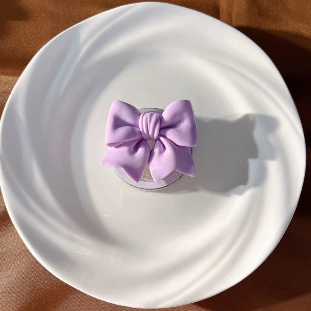 

Colorful Bowknot Phone Holder Scalable Lazy Bracket New GripTok Stand фиолетовый