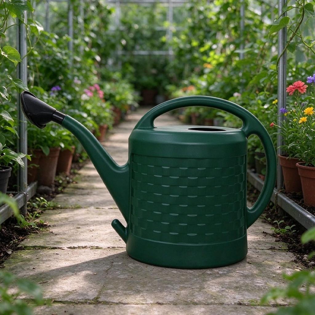 Watering Can with Spray Nozzles HighCapacity 9L Outdoor Lightweight for Potted Plants,