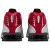 Nike Shox R4 Breathable Running Shoes Men's Silver Red HQ1988-009