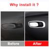 For Volvo XC60 2018 - Stainless steel Car Co-pilot Storage Box Glove Box Handle Cover Trim Stickers Interior Accessories