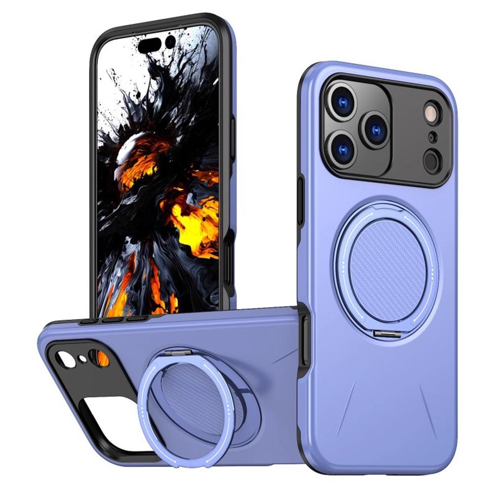 360° Magnetic Bracket TPU Case For iPhone 17 Air 12 13 14 15 16 17 Pro Max Plus For Magsafe Shockproof Stand Holder Cover Funda