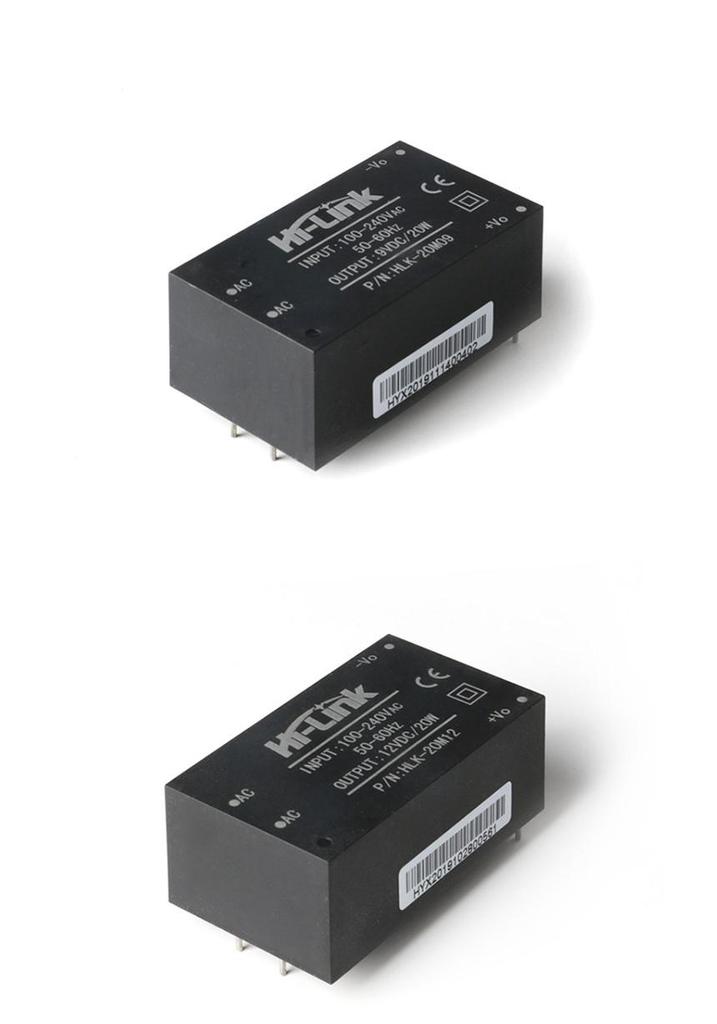 AC-DC Power Module HLK-20M: Converts 220V To 5V, 9V, 12V, or 24V