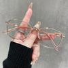 Metal Square Glasses Women Men Luxury Eyewear Leisure Commute Female Male Clear Anti Radiation Filter Glasses