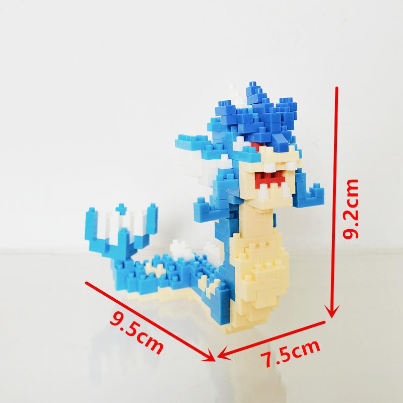 Anime Pokémon Building Blocks Assembly Anime Charizard Doll Blastoise Bulbasaur Gengar Bricks Figures Toy for Kid Gift