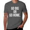 Ga groot of ga naar huis. T-shirt shirts grafische t-shirts anime t-shirt herenmode