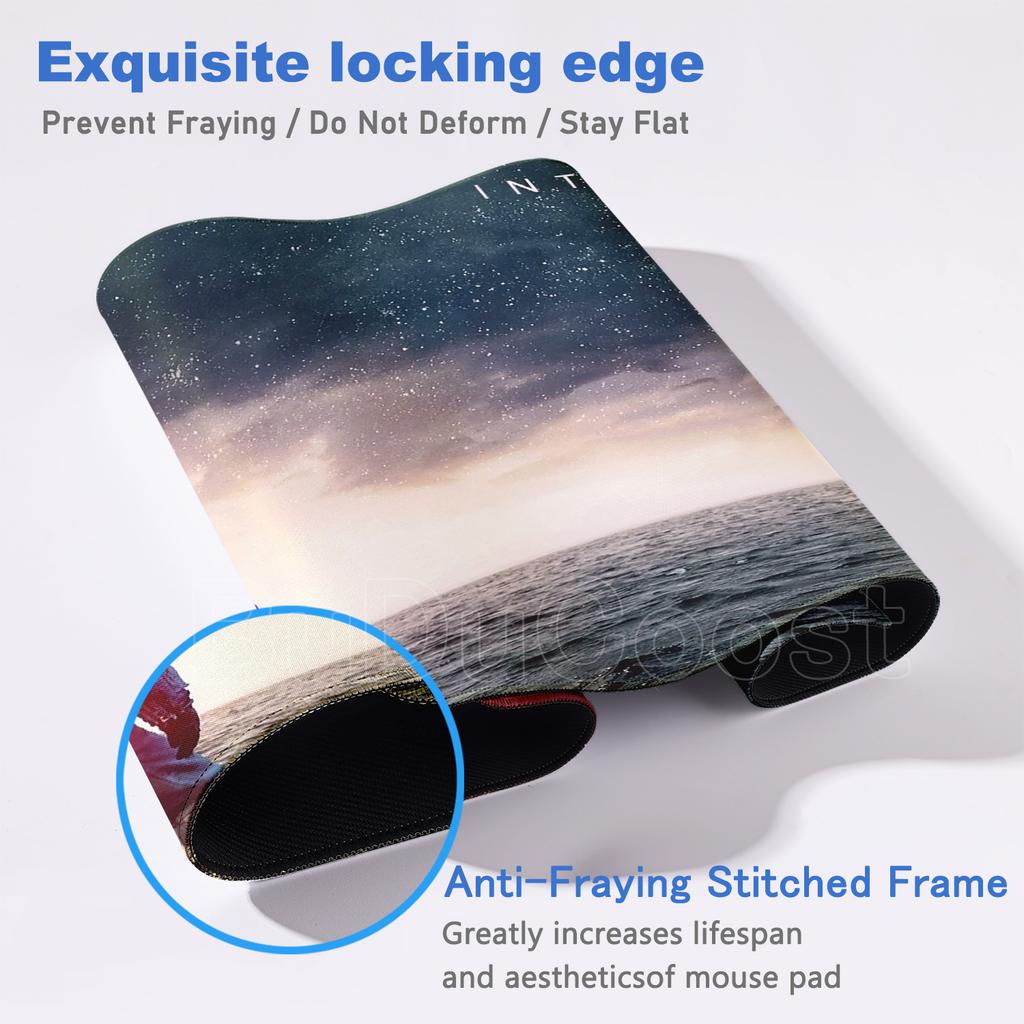 HD Printing Movie Interstellar Mouse Pad Large Size Desk Mats Keyboard 1000×500 Office Laptop Gaming PC Non-slip Rubber Mousepad