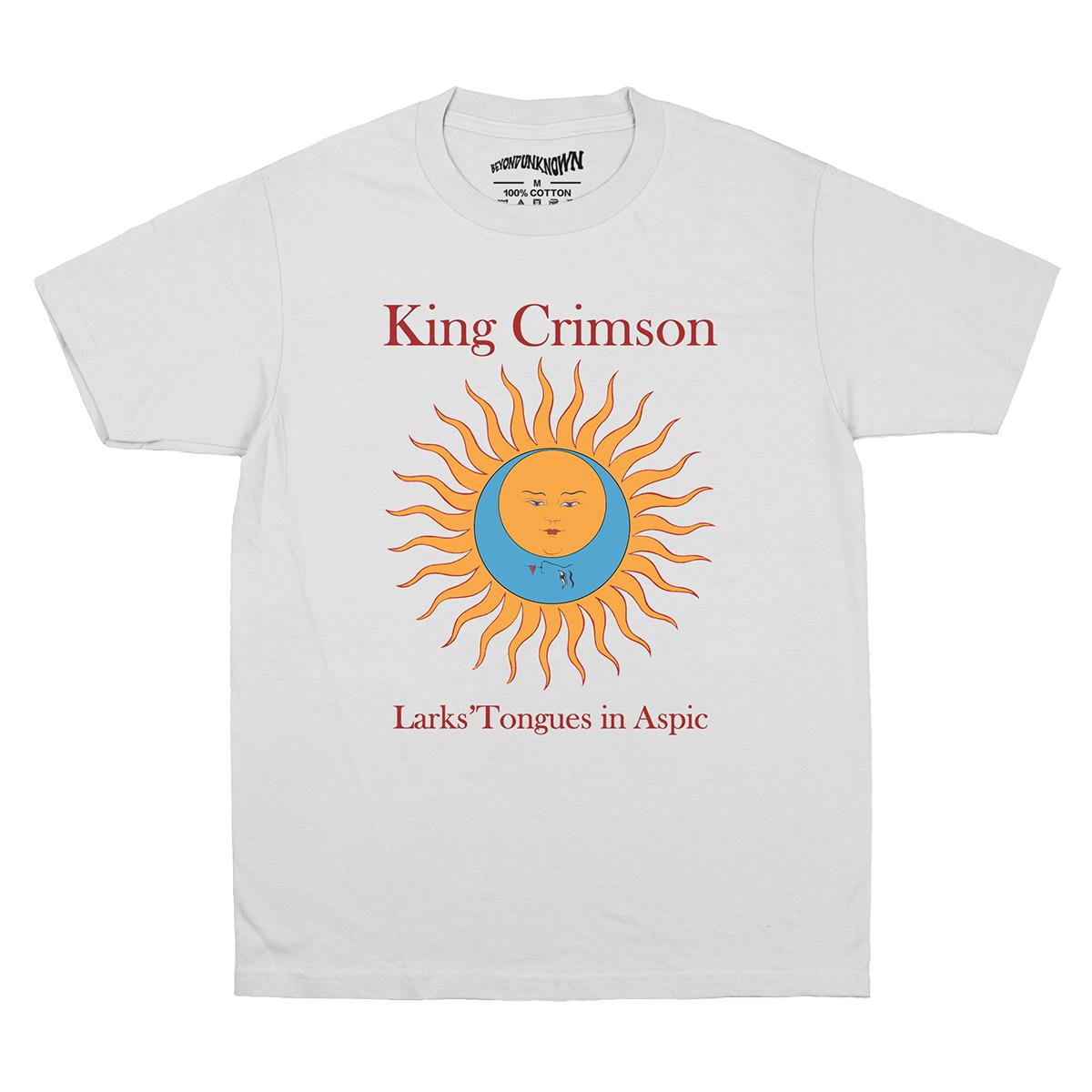 King Crimson T Shirt Prog Rock ExperiUnisextal Rush Genesis Yes Summer Cotton Unisexs Tops Clothing Short Sleeve Printed Tee Shirt S