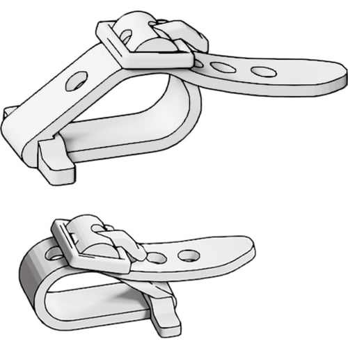 MJ Miniatures 1/35 Scale American Clamp Set, Disposable Type, Plastic Model Parts, MJEZ35035