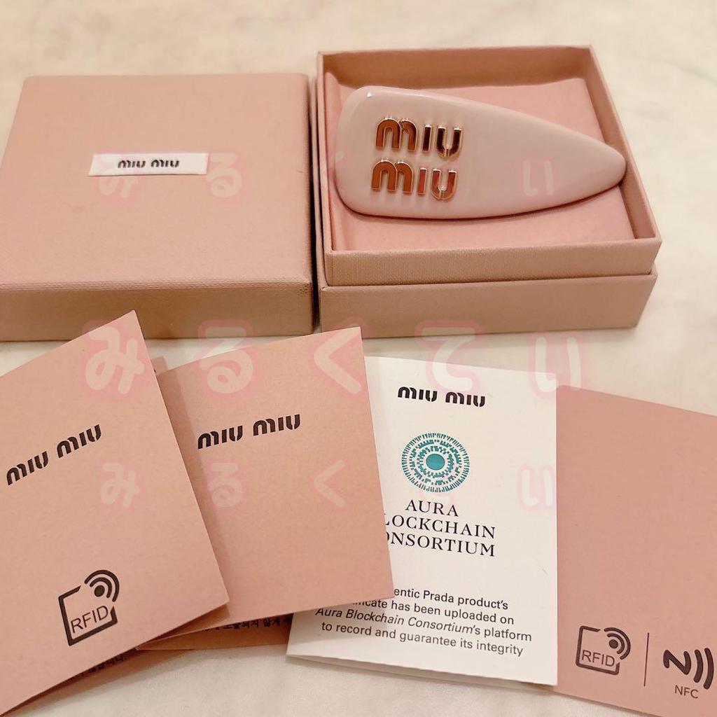 [USED] Miu Miu hairpin, pink