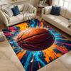 Multiple sizes Basketball with cracked effect background Carpet for Living Room Bedroom Sofa Home Decor Rus Non-slip Floor Mat