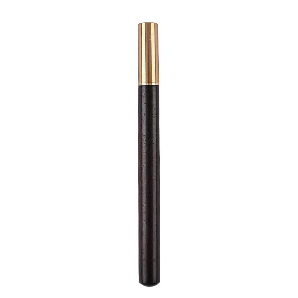Vintage Wood Body Ballpoint Pen Brass Ball Roller Pen Metal Cap Ball Pen Stationery School Business Gifts Supplies