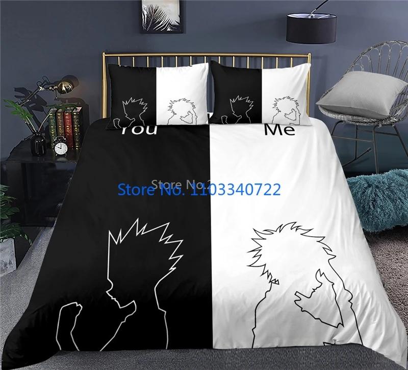 Anime HUNTER X Printed Bedding Set  Duvet Cover Set 3D Print Comforter Cover Bedclothes Bedding Sets Bedroom Decor