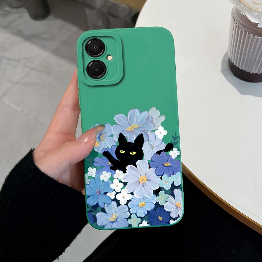Fashion Case For Samsung A07 M07 F07 A25 A17 M17 F17 M36 F36 M56 S26 Plus Cute Cartoon Star Pattern Soft Liquid Silicone Phone Cover For Samsung Shell