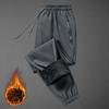 Plus Size 8xl 7xl Thick Warm Pants Women Softshell Fleece Waterproof Casual Jogger Sweatpants Loose Winter Thermal Trousers
