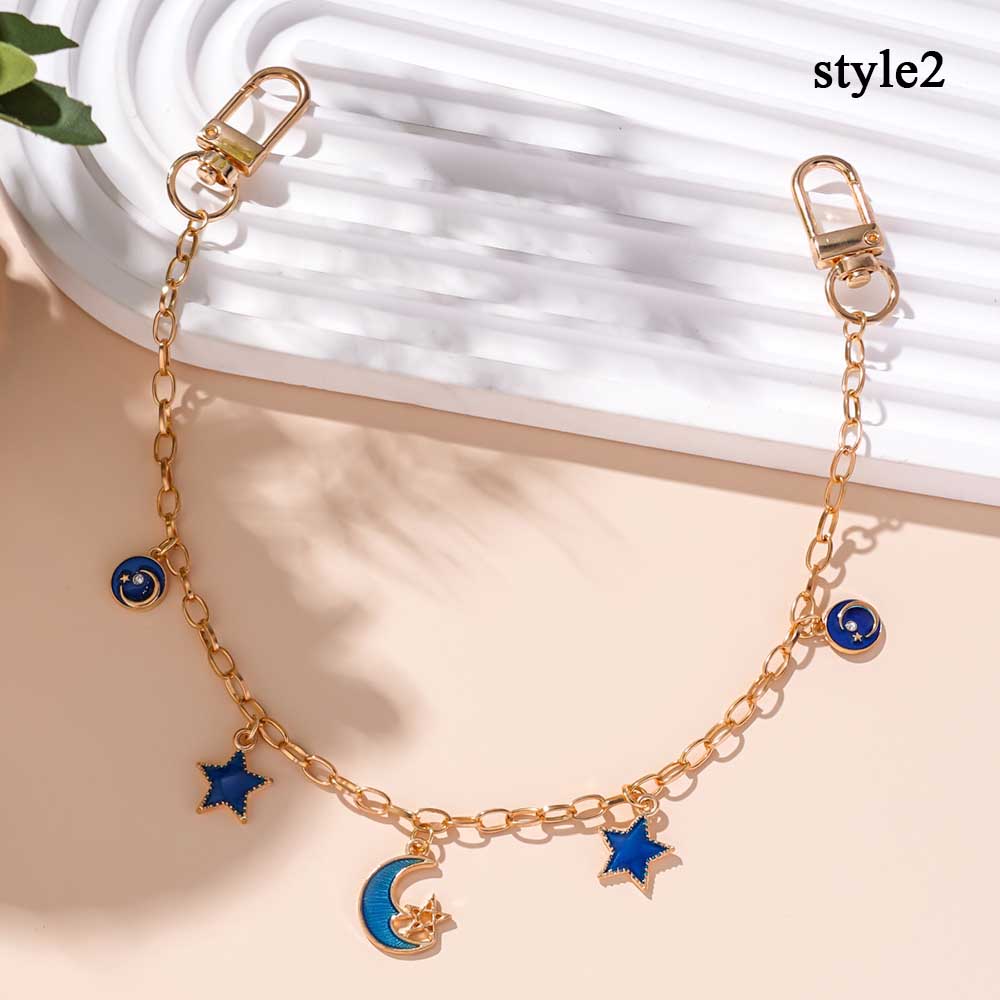 HOT Cherry Blossom Bag Pendant Chain Bow Heart Enamel Phone Charm Bag Chain Bag Extension Strap Crossbody Bag Accessories