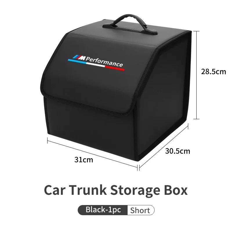 

New Car Trunk Storage Bag Leather Camping Box For BMW Performance X1 X3 X5 E39 E46 E90 F20 E60 F30 E36 F10 E87 E70 E91 E30
