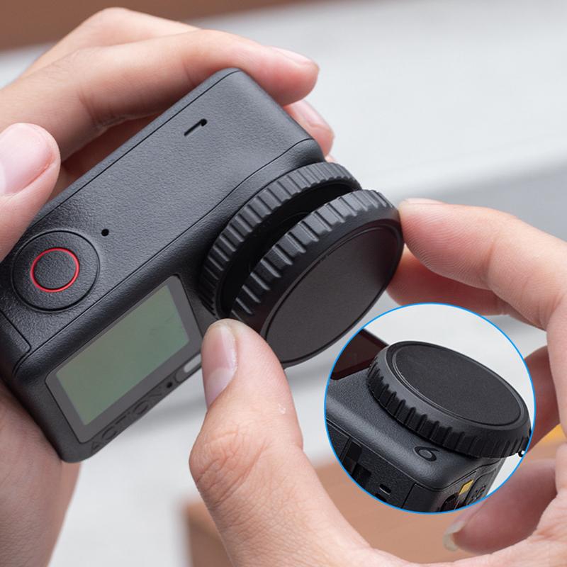 Silikon-Objektivdeckel für DJI Osmo Action 6 Kratzfest Fingerabdruckresistent Schutzhülle für Action6 Kamera Zubehör