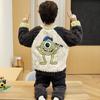 Kids Flannel Pajamas Set Boys Girls Warm Long Sleeve Top And Pants Sleepwear Winter Home Nightwear