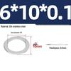 304 Stainless Steel Ultra-Thin Flat Washers - Available in Thickness: 0.1mm, 0.2mm, 0.3mm, 0.5mm