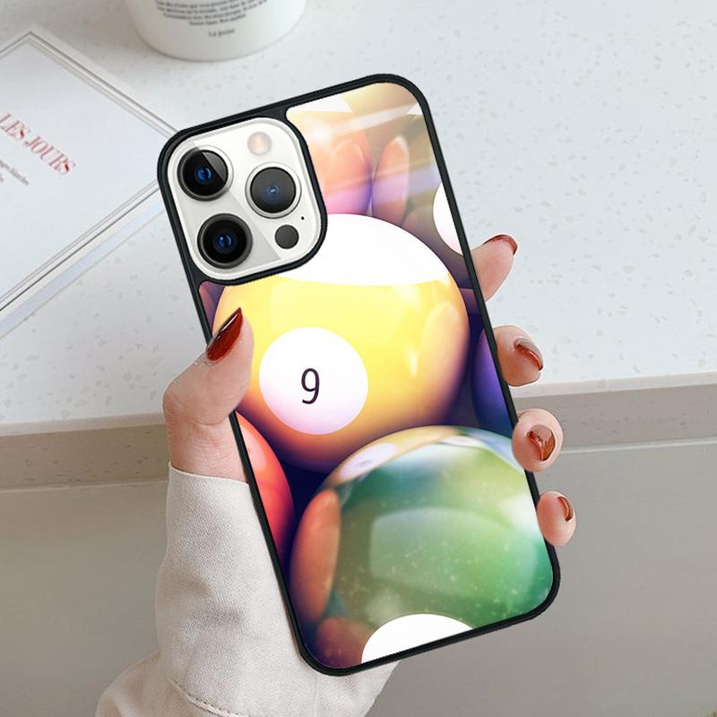 Billardkugel Snooker Handyhülle Für iPhone 17 Air 11 12 13 14 15 16 Pro Max Hülle Für iPhone 17 Air Max 5 Plus Hülle Schale
