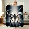 Pop Tribute Pattern Blanket Allseason Fleece Blanket For Bedroom Sofa Bed Home Party Decor New Year Gift