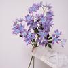 Artificial Flower 25" Fake Flower Bouquet 3 Stem Faux Floral Branch for Home Wedding Party Centerpiece Dining Table Vase Decor