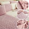 Thicken Taffel Velvet Seat Cushion Cover Elastic Jacquard Sofa Cover Adjustable Removable Furniture Protector For Pets Kids