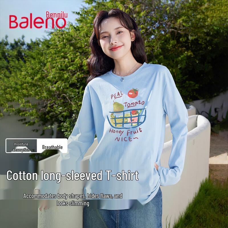 

Baleno Women s Fruit Basket Cotton Long-Sleeve Tee 2XL