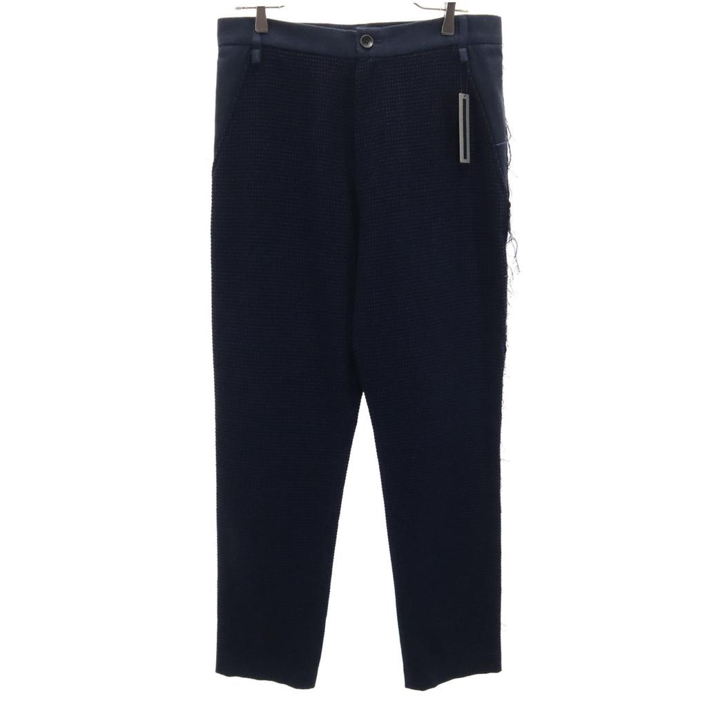 Unused NAPE_ Made In Japan Side Cut-off Processing Slacks Pants M-2 Navy Men's Used