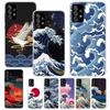 Japanese Style Wave Art Phone Case for Samsung Galaxy A16 A15 A14 A13 A56 A55 A54 A53 A36 A35 A34 A33 A26 A25 A24 A23 A05S A14 A