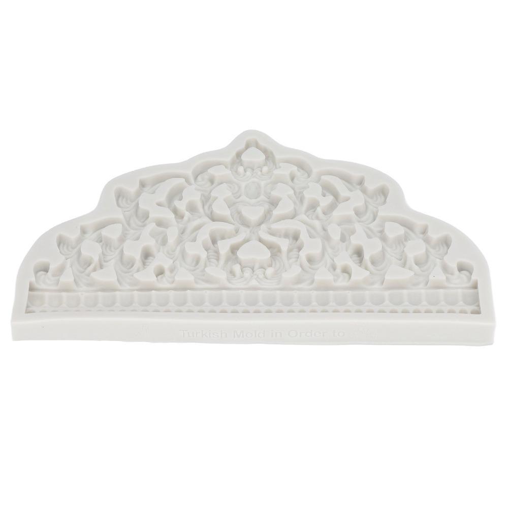 3D Relief Pattern Fondant Mold Food Grade Silicone Cake Decorating Mold Craft Making