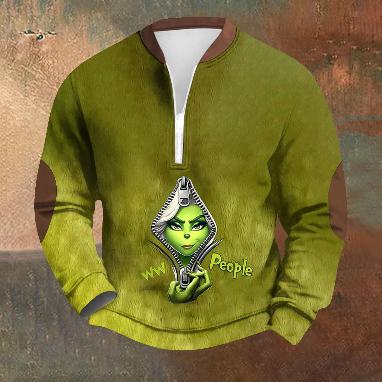 

Мужская спортивная толстовка с длинным рукавом на молнии для активного отдыха L