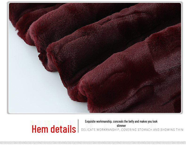Women's Faux Mink Velvet Jacket: Versatile, Stylish Grandma-Inspired Autumn/Winter Top
