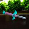 Yousheng 1/2Pcs Plastic Pocket Cutter with Secret Compartment Heavy Duty Korean Traditional Game Movie Character Role-play Mini Cutter Props
