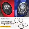BMW Mini Cooper F55 F56 F57 2014-2023 İçin Araba Fener Çerçevesi Çevresi Koruma Kapağı Dekorasyon Halkası Araba Aksesuarları