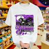 New Cartoon Nightmare Before Christmas Cartoon Graphic High Quality Print Womens Short Sleeve Loose Casual TShirt