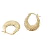 Earrings, European and American Ins Style Women's Earrings, Simple Wind Copper Plated Small Earrings