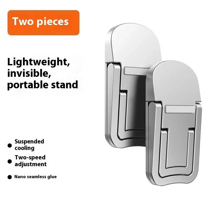 2Pcs/Set Portable Pc Foldable Laptop Stand Notebook Support Holder Adjustable Riser Cooling Bracket Universal For Laptop Tablet