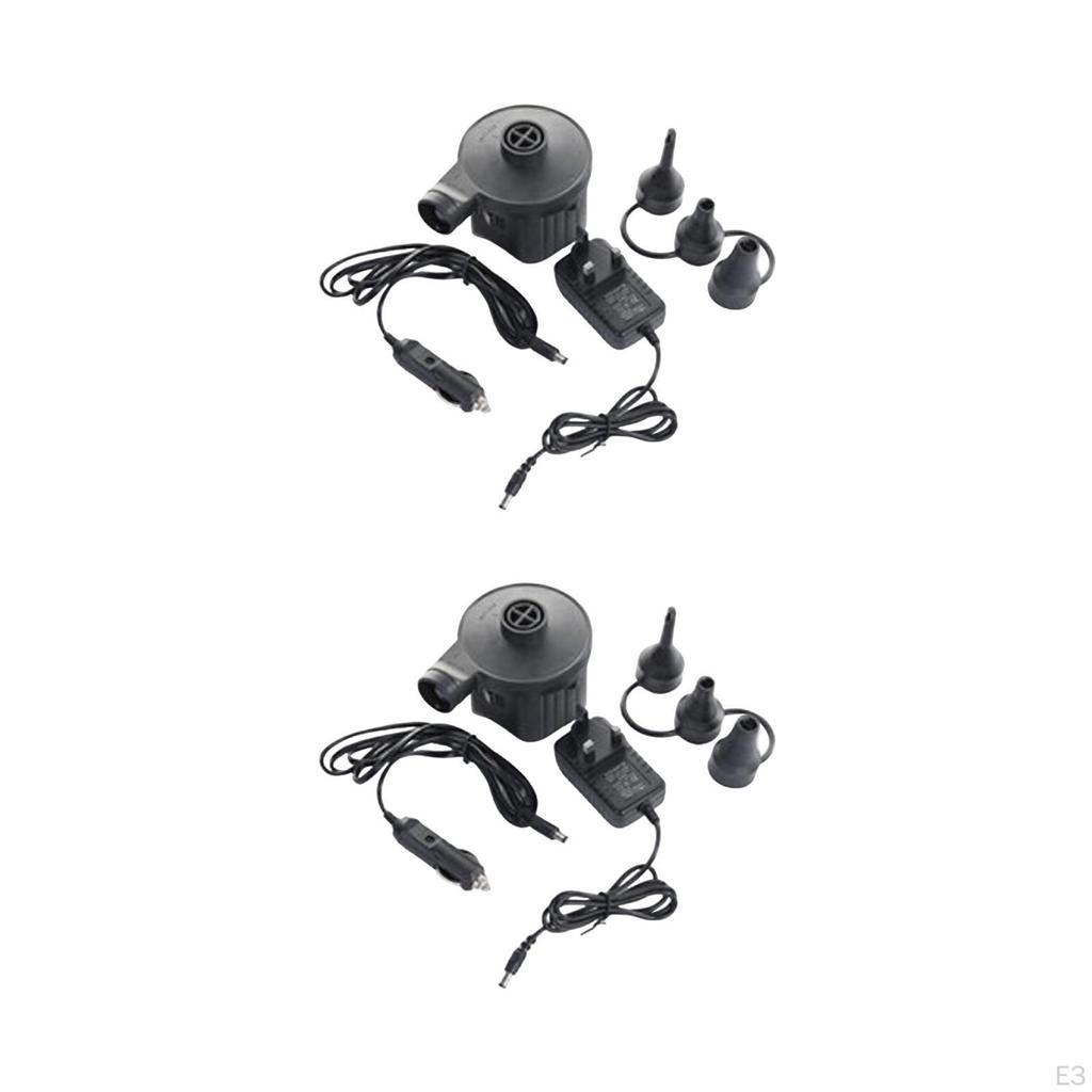 Elektryczne Pompy Powietrza Nadmuchiwane z Przewodem Szybkie Pompowanie Deflacja Pompa Nadmuchiwana do Materaca