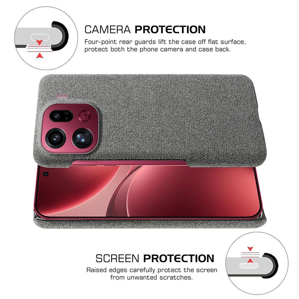Anti-Drop Matte Feeling Thin Case for Oppo Find X9 Pro 5G Findx9 Shockproof Slim Capa for Oppo Find X9 Fabric Covers
