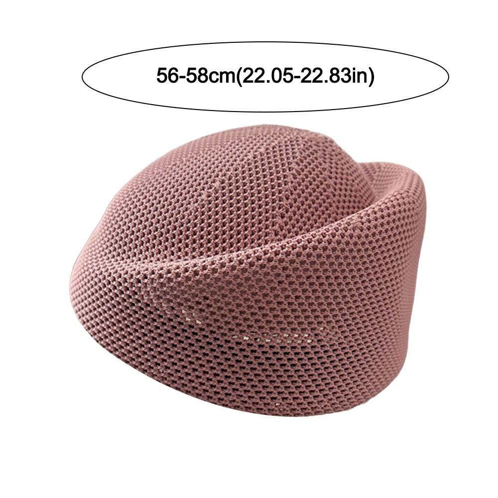 Breathable Mesh Berets Cap Summer Knit Beret Elegant Painter Hat Outdoor