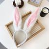 Oversized Rabbit Ears Headband Plush Beast Ears Hair Accessories Rabbit Girl Dress Up Headband Cute Headgear