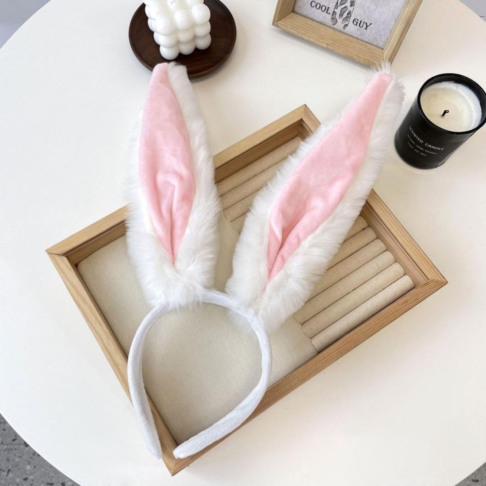 Oversized Rabbit Ears Headband Plush Beast Ears Hair Accessories Rabbit Girl Dress Up Headband Cute Headgear