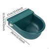 Automatic Water Bowl Animal Drinking Bowl,Horse Sheep Trough for Horse