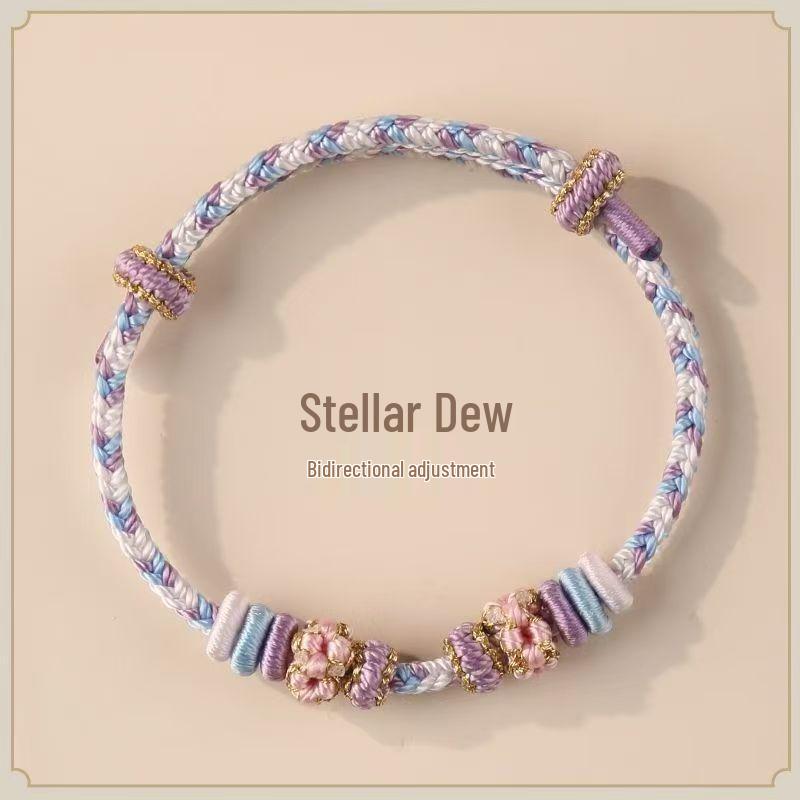 Dunhuang Red Pan Chang Knot Hand-Woven Bracelet – Wearable DIY Gift Accessory