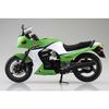 Aoshima Bunka Kyozai (AOSHIMA) Skynet 1/12 Scale Complete Kawasaki GPZ900R Lime Green Motorcycle